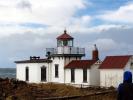 West Point Lighthouse, Puget Sound, near Seattle, Washington State, West Coast, Pacific