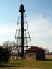 Reedy Island Rear Range Lighthouse, skeletal tower, Delaware, East Coast, Atlantic Ocean, Eastern Seaboard, TLHD05_056