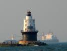 Harbor of Refuge Lighthouse, Delaware, East Coast, Atlantic Ocean, Eastern Seaboard, Cape Henlopen State Park, TLHD05_057