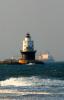 Harbor of Refuge Lighthouse, Delaware, East Coast, Atlantic Ocean, Eastern Seaboard, Cape Henlopen State Park, TLHD05_058