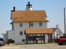 Cove Point Lighthouse, 1828, Chesapeake Bay, Maryland, East Coast, Atlantic Ocean, Eastern Seaboard, building, TLHD05_105