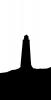 Old Cape Henry Lighthouse, Virginia, Atlantic Ocean, Eastern Seaboard, East Coast, logo, silhouette, shape, TLHD05_180M