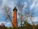 Currituck Beach Lighthouse, Outer Banks, North Carolina, Atlantic Ocean, Eastern Seaboard, East Coast, TLHD05_190
