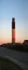 Oak Island Lighthouse, south of Wilmington, North Carolina, East Coast, Atlantic Ocean, Eastern Seaboard, Panorama