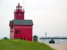 Holland Harbor Lighthouse, Lake Michigan, Great Lakes, TLHD05_280
