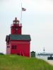 Holland Harbor Lighthouse, Michigan, Lake Michigan, Great Lakes, TLHD05_282