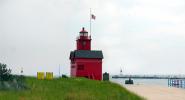 Holland Harbor Lighthouse, Michigan, Lake Michigan, Great Lakes, TLHD05_283