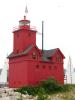 Holland Harbor Lighthouse, Michigan, Lake Michigan, Great Lakes, TLHD05_286