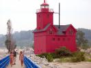 Holland Harbor Lighthouse, Michigan, Lake Michigan, Great Lakes, TLHD05_287