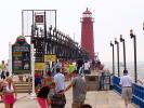 Grand Haven Lighthouse, Lake Michigan, Great Lakes, Harbor, TLHD05_295