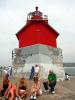 Grand Haven Lighthouse, Lake Michigan, Great Lakes, TLHD06_003