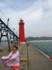 Grand Haven Lighthouse, Lake Michigan, Great Lakes, TLHD06_007