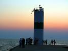 Ludington North Pierhead Lighthouse, Pentwater, Lake Michigan, Great Lakes, TLHD06_021
