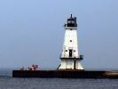 Ludington North Pierhead Lighthouse, Lake Michigan, Great Lakes, TLHD06_026