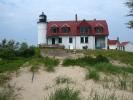 Point Betsie Lighthouse, Sleeping Bear Dunes National Lakeshore, Lake Michigan, Great Lakes, Michigan west coast, TLHD06_032