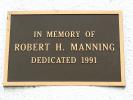 Robert H. Manning Memorial Lighthouse, Lake Michigan, Great Lakes, Plaque, Signage, brass, TLHD06_046