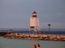 Charlevoix South Pier Lighthouse, Pine River, Lake Michigan, Great Lakes, TLHD06_081