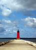 Manistique East Breakwater Lighthouse, Lake Michigan, Great Lakes, TLHD06_122
