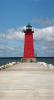 Manistique East Breakwater Lighthouse, Lake Michigan, Great Lakes, TLHD06_124