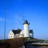 Nobska Point Lighthouse, Massachusetts, Chevy Impala Car, 1960s, TLHV01P12_16