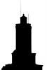 Angel's Gate Lighthouse silhouette, shape , TLHV02P03_03M