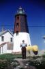 Point Judith Light, East Coast, Eastern Seaboard, Atlantic Ocean, Point Judith Lighthouse, Rhode Island Sound, 1940s, TLHV02P13_03