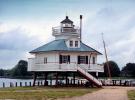 Hooper Strait Lighthouse, Chesapeake Bay Maritime Museum, Screw-Pile-Lighthouse, St Michaels, TLHV02P14_15B