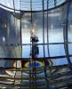 First order Fresnel Lens, Yaquina Head Lighthouse, Oregon, West Coast, Pacific Ocean, TLHV03P03_15