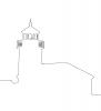 Coquille River Lighthouse outline, line drawing, TLHV03P07_09O