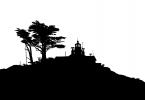 Battery Point Lighthouse, Crescent City, Del Norte County, California, West Coast, Pacific Ocean, logo, TLHV03P08_17BM