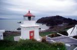 Trinidad Memorial Lighthouse, landmark, Humboldt County, California, West Coast, Pacific Ocean, TLHV03P09_09