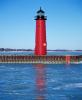 Kenosha Pierhead Lighthouse, Kenosha, Lake Michigan, Great Lakes, Wisconsin, USA, TLHV03P11_06