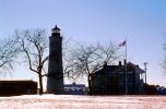 Kenosha Southport Lighthouse, Simmons Island, Kenosha, Wisconsin, Lake Michigan, Great Lakes, TLHV03P11_13