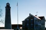 Kenosha Southport Lighthouse, Simmons Island, Kenosha, Wisconsin, Lake Michigan, Great Lakes, TLHV03P11_14