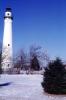 Wind Point Lighthouse, north of Racine, Wisconsin, Lake Michigan, Great Lakes, TLHV03P12_07