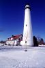 Wind Point Lighthouse, north of Racine, Wisconsin, Lake Michigan, Great Lakes, TLHV03P12_14