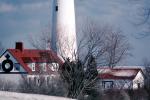 Wind Point Lighthouse, north of Racine, Wisconsin, Lake Michigan, Great Lakes, TLHV03P12_17