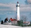 Wind Point Lighthouse, north of Racine, Wisconsin, Lake Michigan, Great Lakes, TLHV03P12_18B