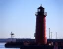 Milwaukee Breakwater Lighthouse, Wisconsin, Lake Michigan, Great Lakes, TLHV03P14_02