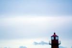 Algoma Pierhead Lighthouse, Wisconsin, Lake Michigan, Great Lakes, northern pier, Ahnapee River, TLHV04P02_01