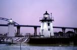 Grassy Island Range Lighthouse, Fox River, Green Bay, Harbor, entrance, Lake Michigan, Great Lakes, TLHV04P03_06