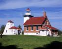 Sherwood Point Light House, Sturgeon Bay, Door County, Green Bay Peninsula, Wisconsin, Lake Michigan, Great Lakes, TLHV04P06_01