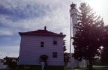 Sturgeon Bay Ship Canal Lighthouse, Sturgeon Bay, Door County, Green Bay Peninsula, Wisconsin, Lake Michigan, Great Lake