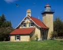 Eagle Bluff Lighthouse, Peninsula State Park, Door County, Green Bay Peninsula, Wisconsin, Lake Michigan, Great Lake, TLHV04P07_06