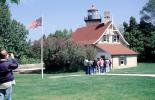 Eagle Bluff Lighthouse, Peninsula State Park, Door County, Green Bay Peninsula, Wisconsin, Lake Michigan, Great Lake