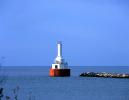 Keweenaw Waterway Upper Entrance Lighthouse, Keweenaw Peninsula, Michigan, Lake Superior, Great Lakes, Houghton County