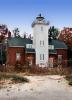 Forty Mile Point Lighthouse, Michigan, Lake Huron, Great Lakes, TLHV04P13_05B
