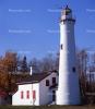 Sturgeon Point Lighthouse, Michigan, Lake Huron, Great Lakes, TLHV04P13_13