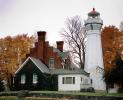 Port Sanilac Lighthouse, Michigan, Lake Huron, Great Lakes, TLHV04P13_17