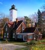 Presque Isle Lighthouse, Pennsylvania, Lake Erie, Great Lakes, TLHV05P01_01B